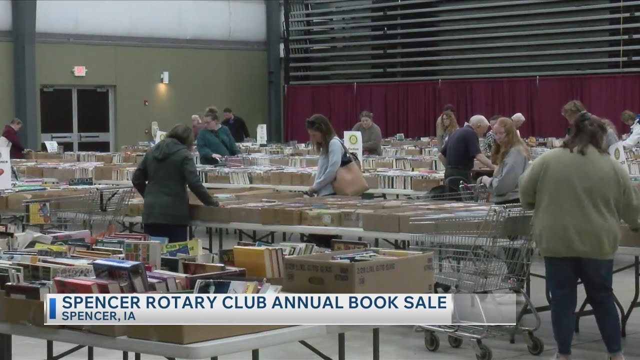 Spencer Rotary Club Annual Book Sale 2025