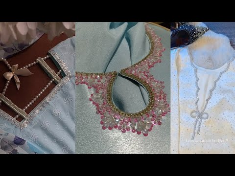 Neck Design For Fancy Dress || DIY Stunning Fancy Dress Neck design || Party Wear Dress Neck Design