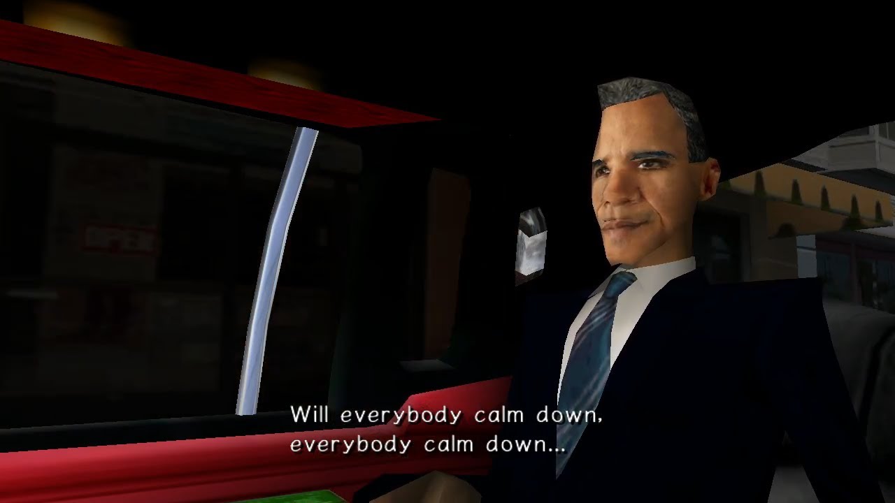President Obama pumps a load into the moon (Sonic Adventure 2 Cutscene Mod)