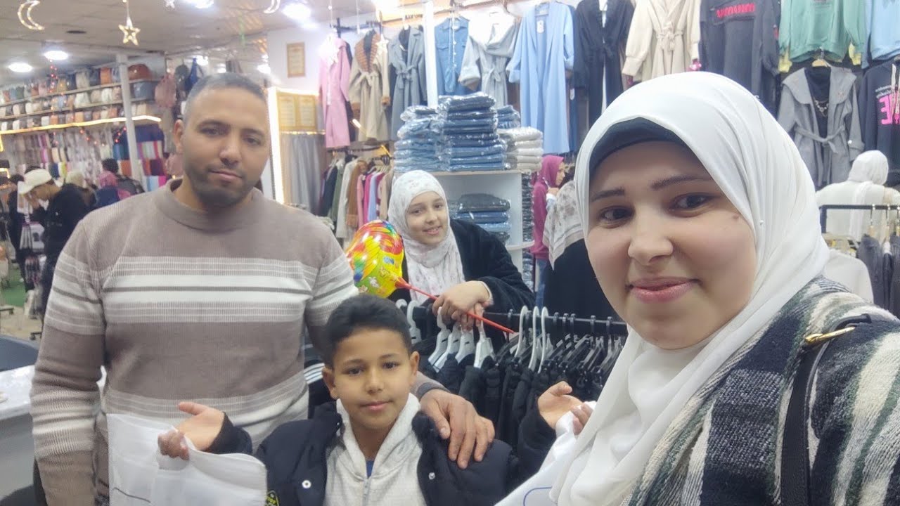 زوجى 🧔 حب يفسحنا ويخرجنا ❗واخيرا هنجيب لبس 🎊العيد للاولاد 👩‍❤️‍👨شوفو كل حاجه معانا على الطبيعة 🥰#