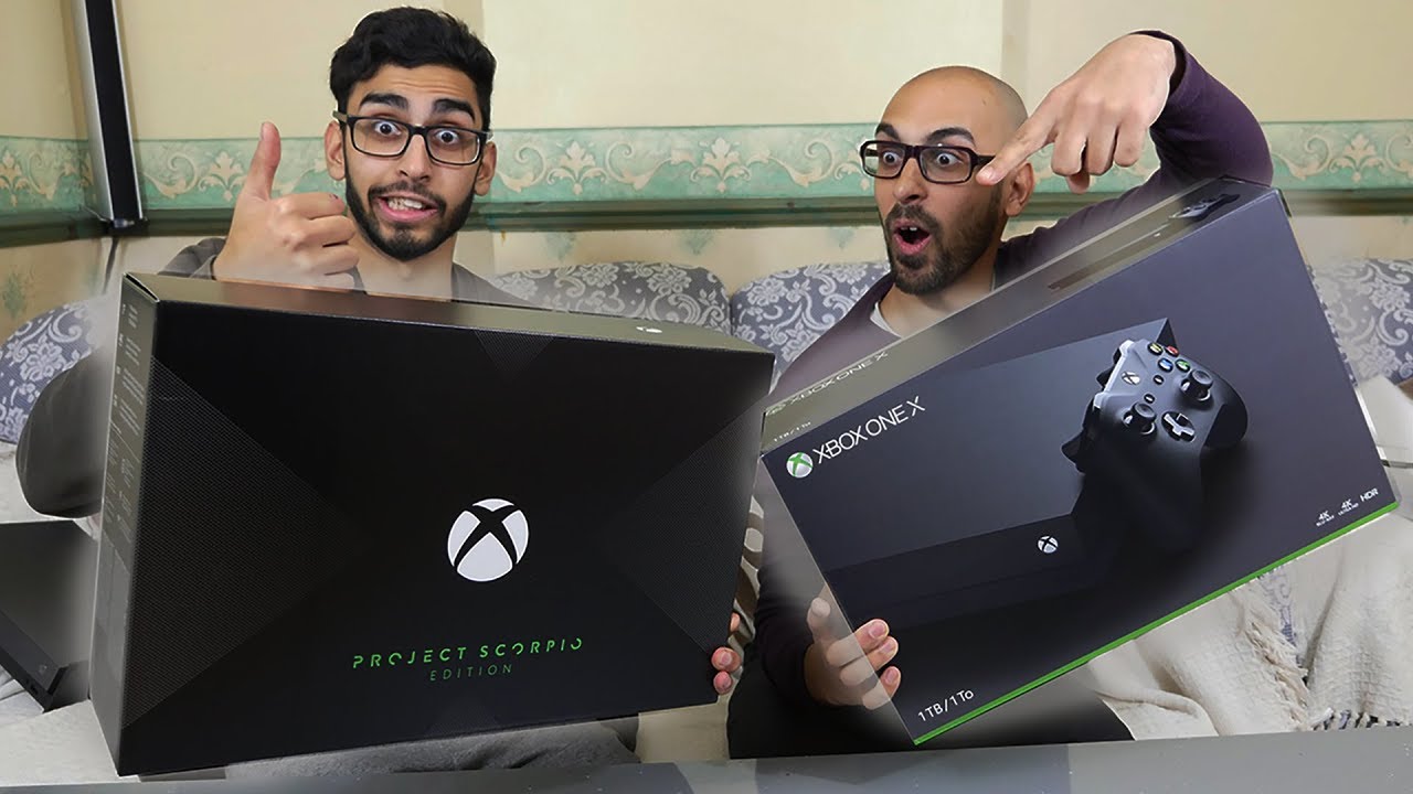 Xbox One X Vs Project Scorpio Edition Unboxing Youtube