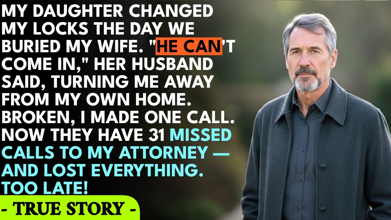The day after my wife’s funeral, my own key didn’t fit the door of the house we’d built together. My daughter had changed the locks. She told me I couldn’t live there alone anymore, that I should...