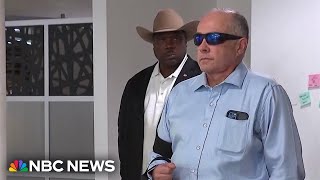 Father of teen killed at track meet escorted from press conference held by suspect's family