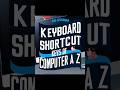 computer shortcut key for Ms word || computer course shorts#ytshorts #keyboard #viral #video #shorts