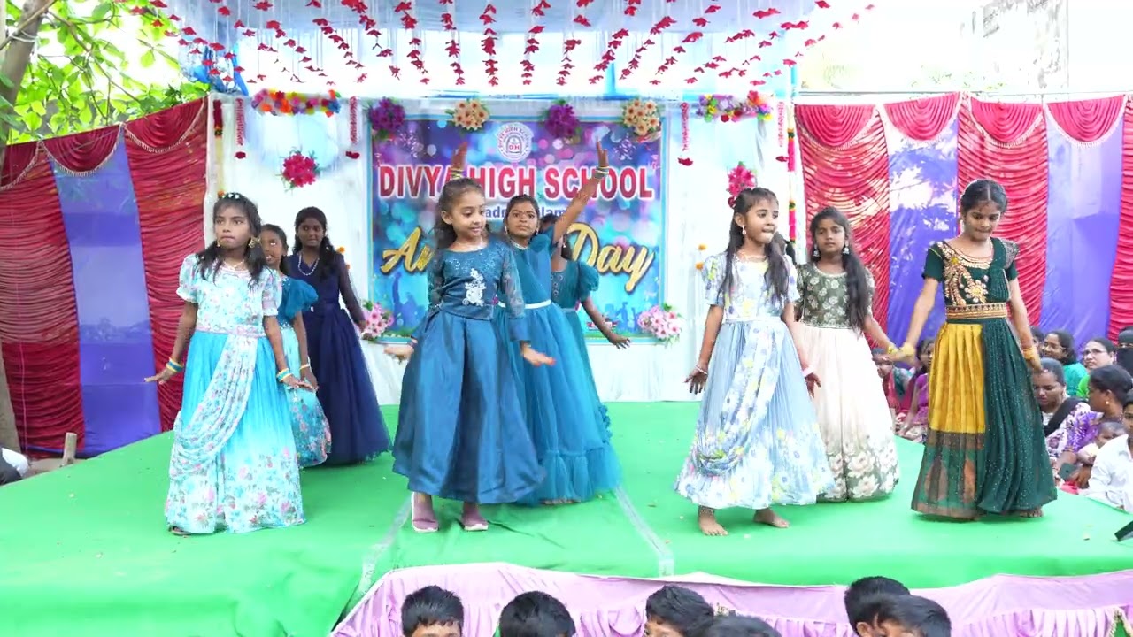 Performance from Divya High School Sports Day 2025–26. 2E3