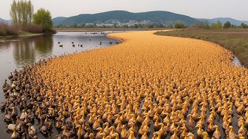 Japan Released Thousands of Ducks into Rice Fields. One Year later, Result is INSANE