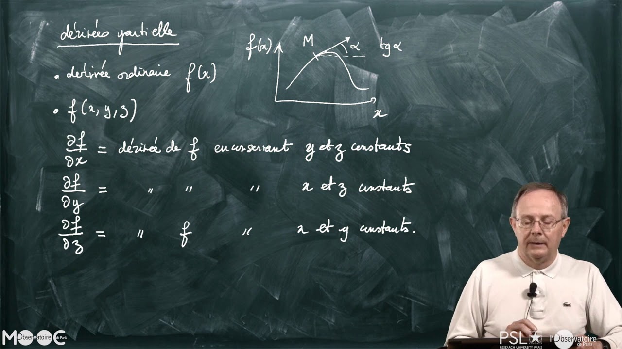Dérivées partielles et différentielle