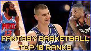 FANTASY BASKETBALL TOP 10 RANKINGS || 2021 Fantasy Basketball