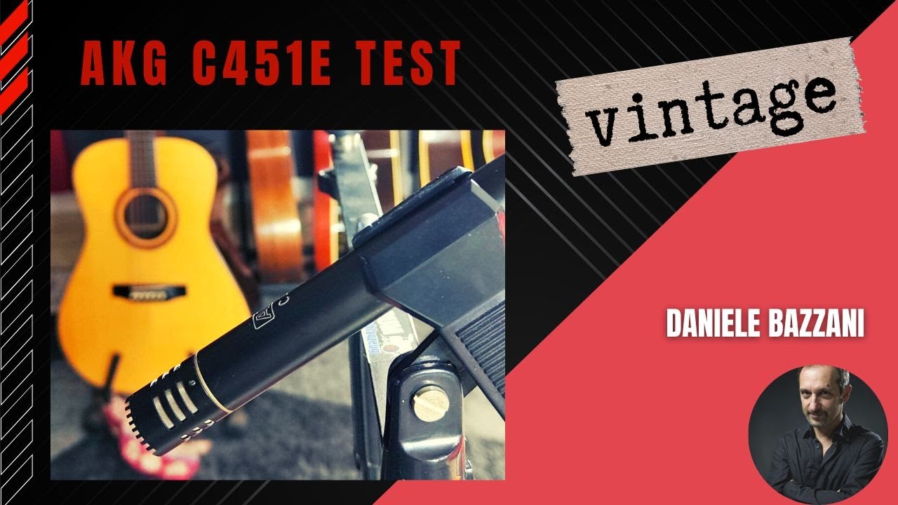 Recording acoustic guitar at home - Akg c451e stereo pair - YouTube