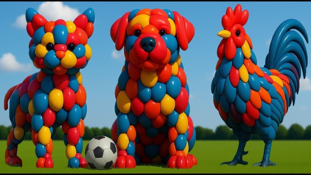 The mascot vibrato assistant dog placed on the football field is popular, co-produced and creative 4