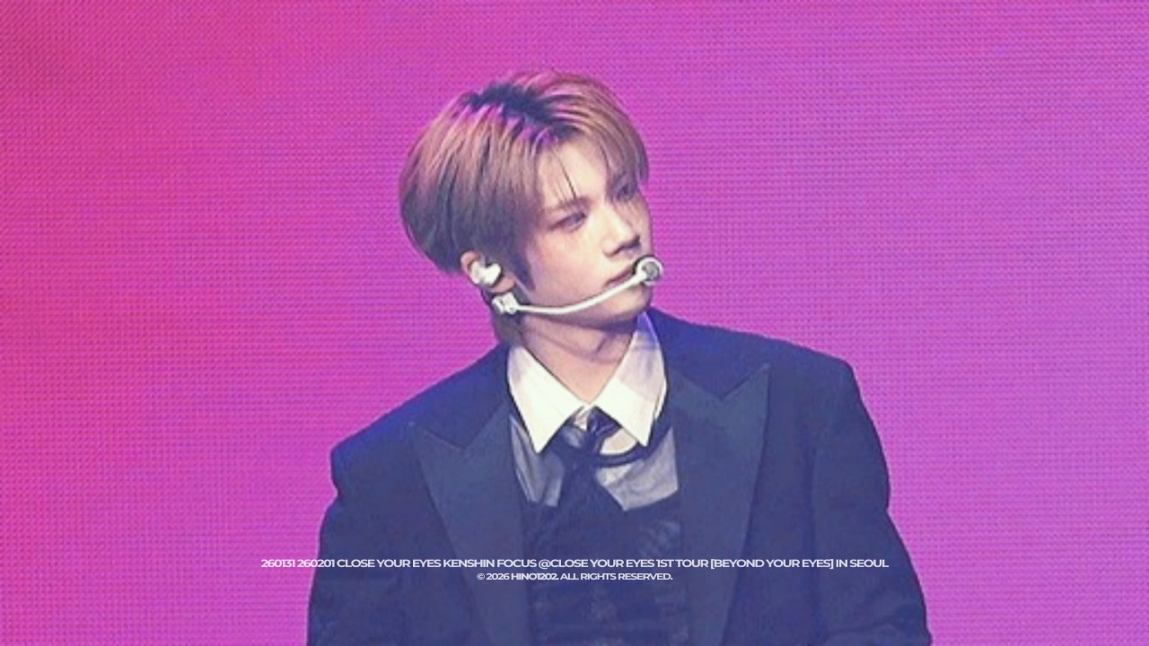 [4K] 260131 260201 클로즈유어아이즈 켄신 To The Woods 직캠 @CLOSE YOUR EYES 1ST TOUR [BEYOND YOUR EYES] IN SEOUL