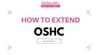 How to Extend OSHC?