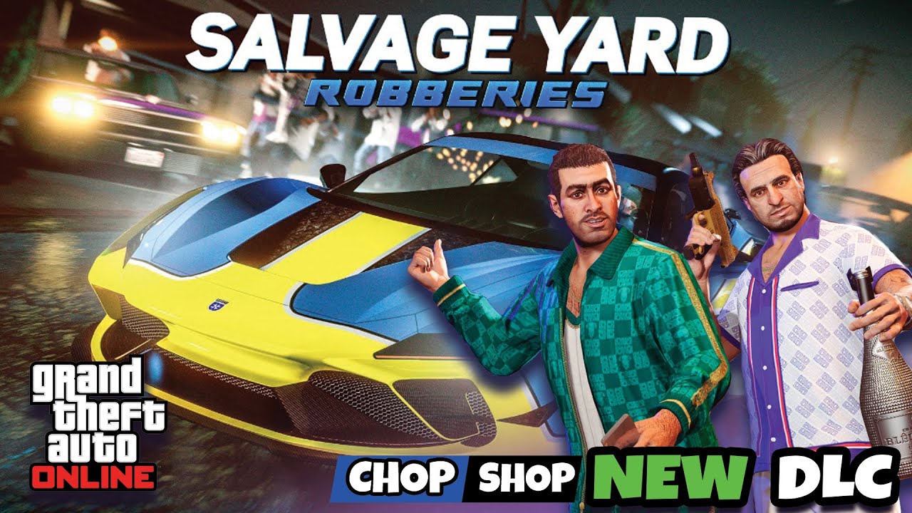 GTA V Online Chop Shop Salvage Yard New Dlc Update 2023 Live Stream