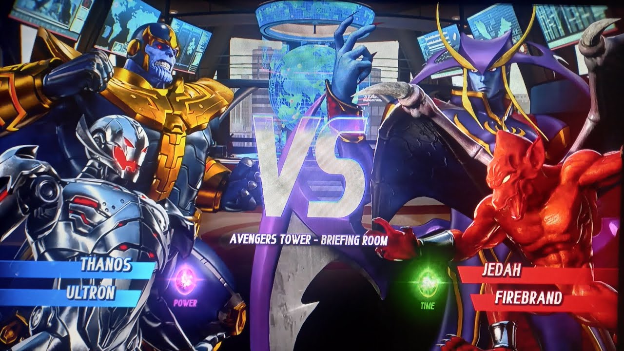 Marvel vs capcom infinite Thanos and Ultron vs Jedah and Firebird - YouTube