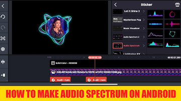 How To Make Audio Spectrum In Kinemaster | Audio Visualizer On Android | Kinemaster Audio Spectrum
