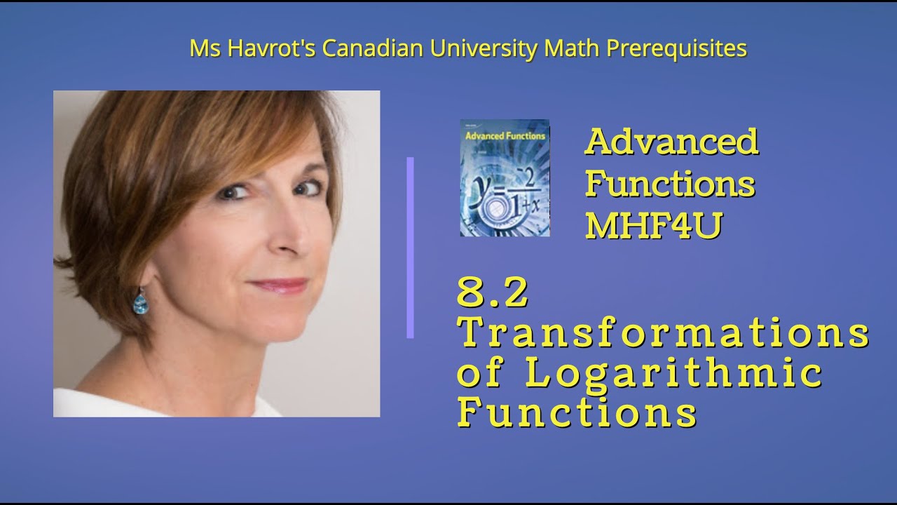 Advanced Functions 8.2 Transformations of Logarithmic Functions