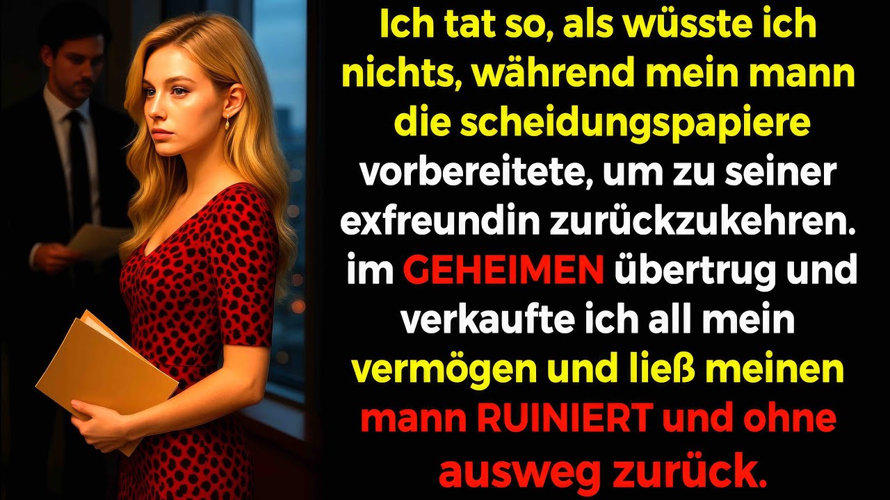💸Ich nahm mein Vermögen, als mein Mann die Scheidung einreichte, um zu seiner Ex zurückzukehren!💔📄