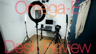 The BEST Sit/Stand desk for musicians!! K&amp;M Omega-E REVIEW)