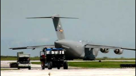 C-17 Short field landing and back up
