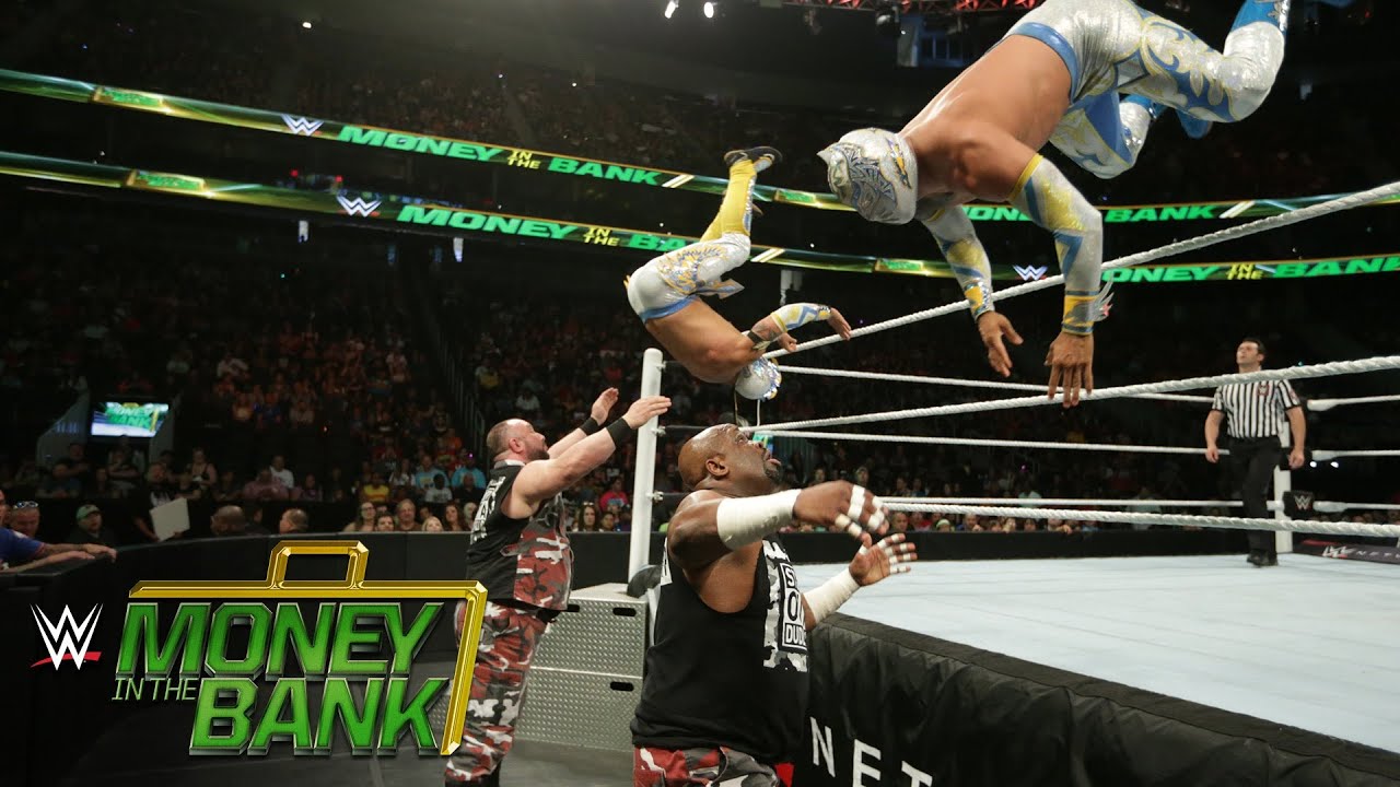 Lucha Dragons vs. The Dudley Boyz WWE Money in the Bank 2016 Kickoff