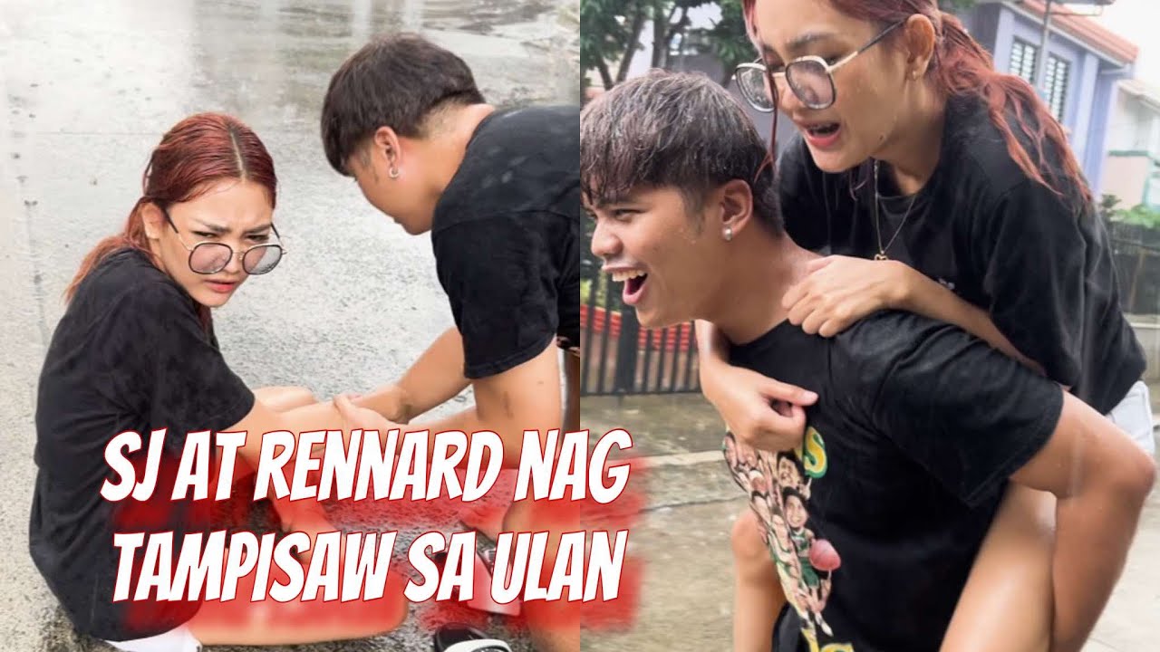 SJ at Renanrd nagtampisaw sa ulan