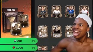 90-97 centurions limited packs 😱 + exchanges #fcmobile