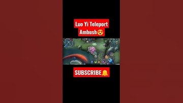 Luo Yi Teleport Ambush😍 #shorts #luoyi #gaming #mlbb #luoyiofficial
