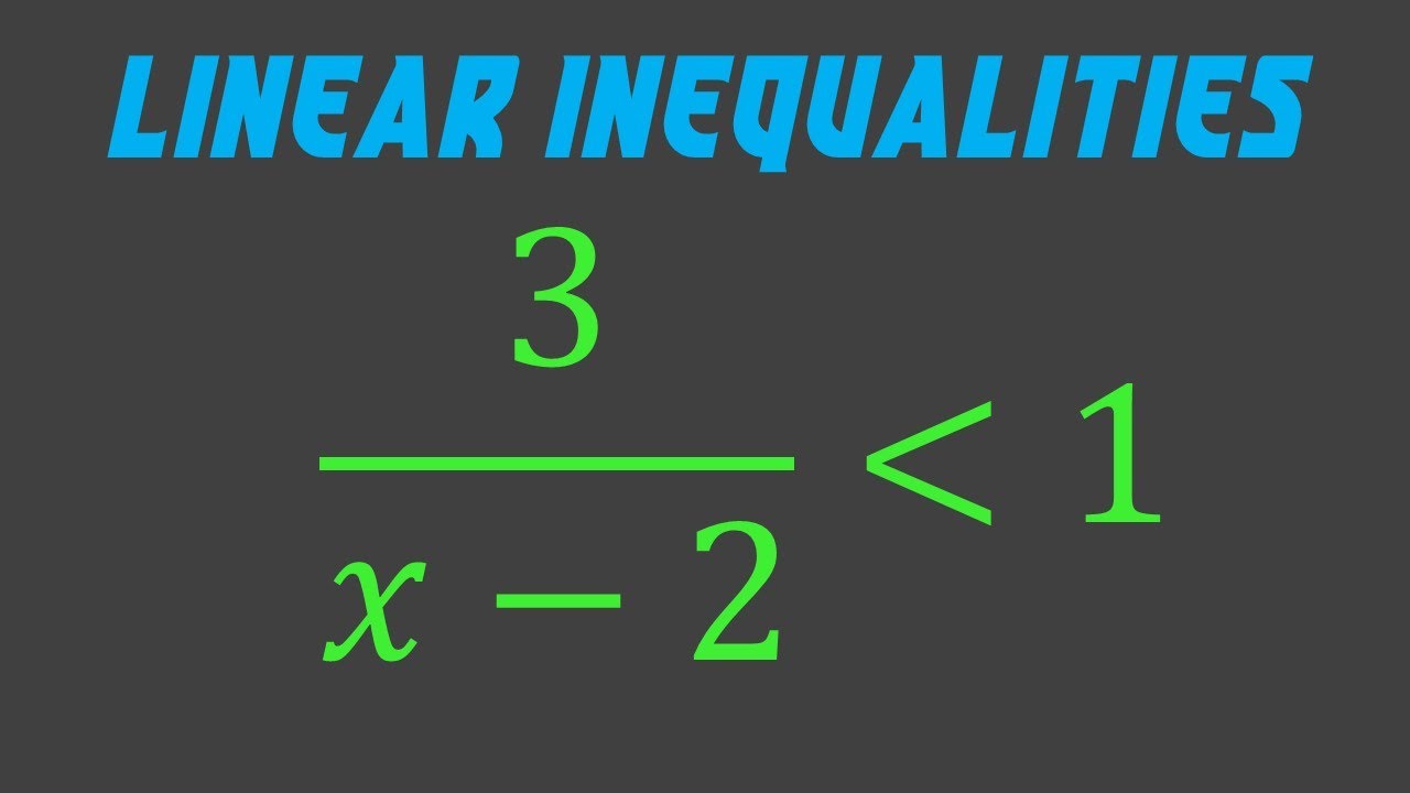Ex 34 | Linear Inequalities | Linear Inequations In One Variable - YouTube