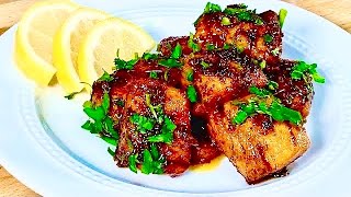 #SALMON BITES WITH GARLIC AND BUTTER