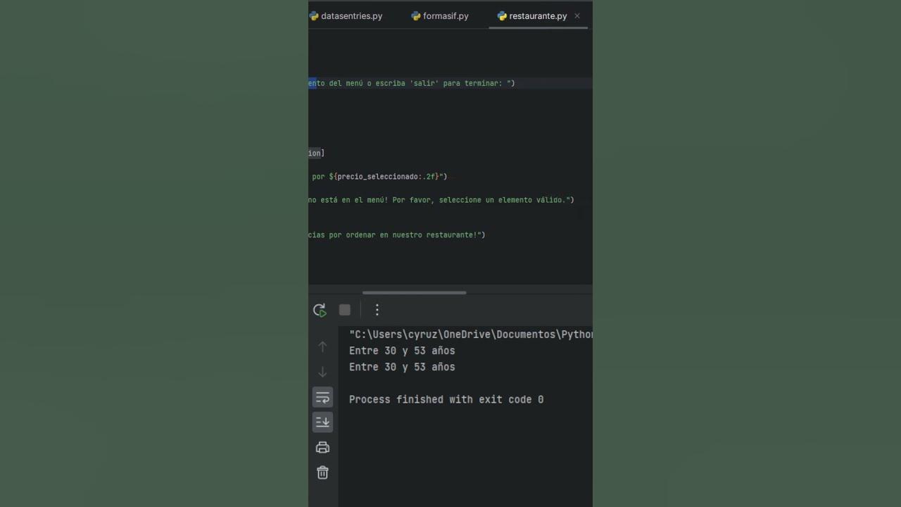Python En Práctica: Crea Tu Menú de Restaurante Interactivo | Aprende ...