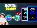 Earn 9000 with chatgpt  ai crystals free method  make money online with ai