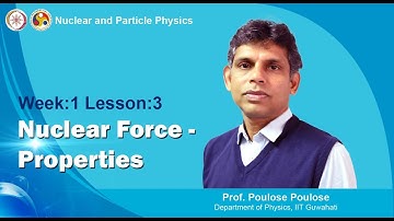 Mod-02 Lec-03 Nuclear Force - Properties