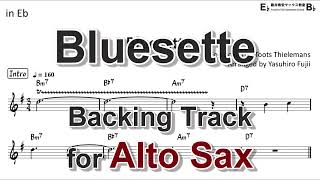 Bluesette (Toots Thielemans) - Backing Track with Sheet Music for Alto Sax