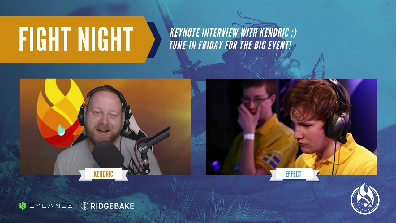 Fight Night Interview: Effect w/Kendric - Warcraft 3 Interview