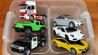Bmw Hummer Truck And Other Toy Cars In The Box
