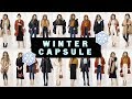 12 PIECES x 24 OUTFITS WINTER CAPSULE Wardrobe 2019 | Miss Louie