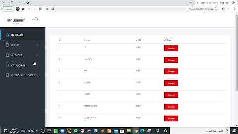 laravel project library system