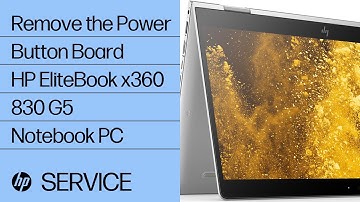 Remove the Power Button Board | HP EliteBook x360 830 G5 Notebook PC | HP