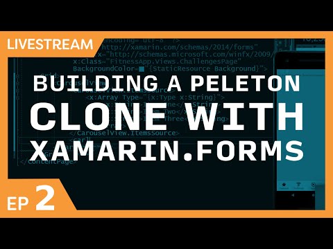 Live Stream: Building a Peloton Clone with Xamarin.Forms: Part 2 - CarouselView & Custom Tabs