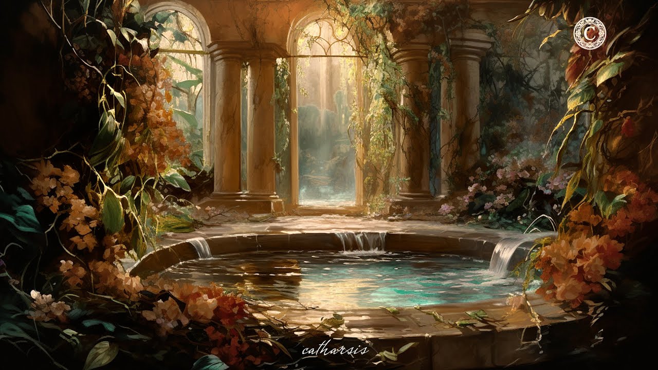 Ты купаешься в римской гидромассажной ванне с успокаивающей арфой (плейлист для ванны) ｜ Катарсис
