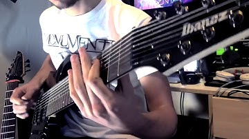 Ibanez 9 string + Axe FX II test (My Thallest video)