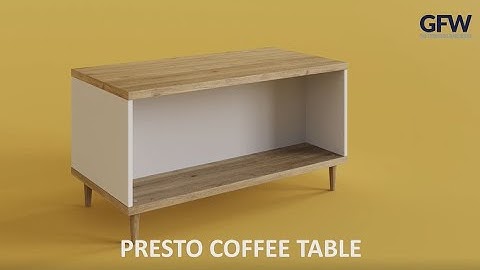 Simply Built - Presto: Coffee Table Assembly Video