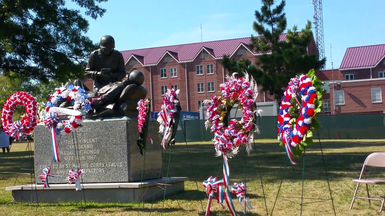 Bugles Playing at Fr. Capadanno Memorial Wreath Ceremony YouTube