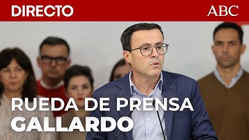 🔴 DIRECTO | GALLARDO DIMITE tras los resultados electorales en Extremadura