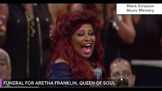 Chaka Khan Sings For Aretha Franklin's Funeral