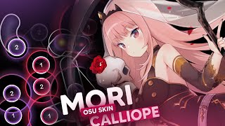 Mori Calliope - osu skin showcase (by dizzyatlovich)