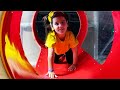 Jannie and Ellie Go to Indoor Fun Jungle Gym Park Playground | Kids Attractions