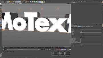 01 Cinema 4D r19 - Create 3D MoText