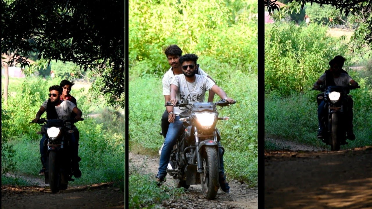 #video Big boss babu bhaiya bike ride in a village place official ...