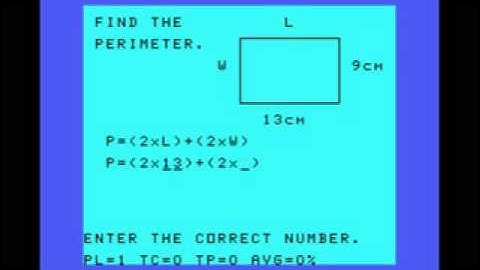 Milliken Math Sequences   Measurement Formulas 1982Texas InstrumentsPart 1 of 2PHM 3101g